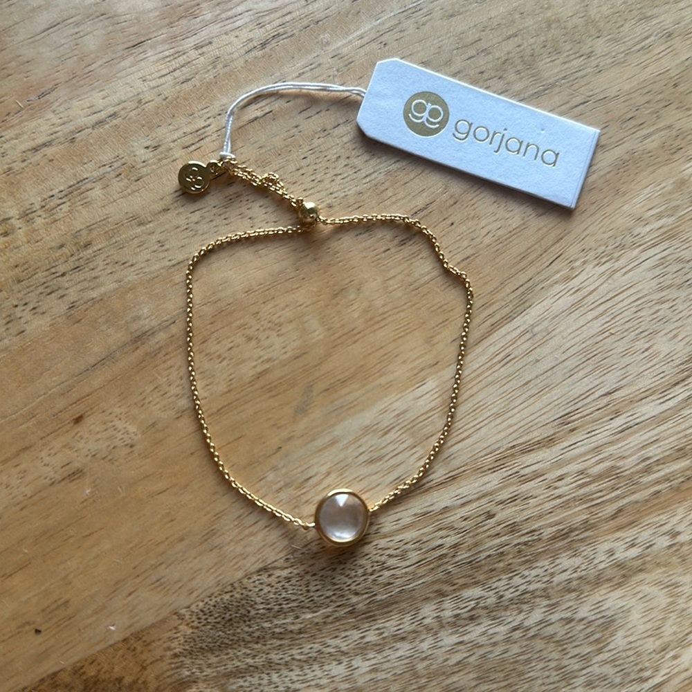 Gorjana NWT Olivia Adjustable Beacelet - Gold